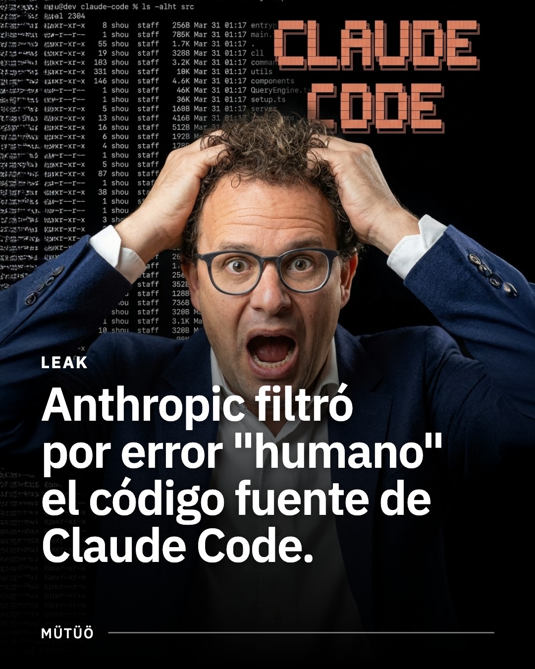 Anthropic filtró el código fuente de Claude Code por error humano