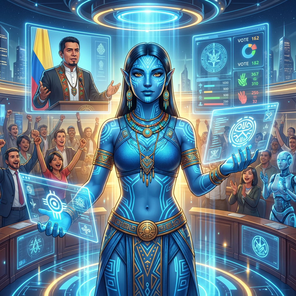 Gaitana IA: la candidata virtual indígena que irrumpe en Colombia