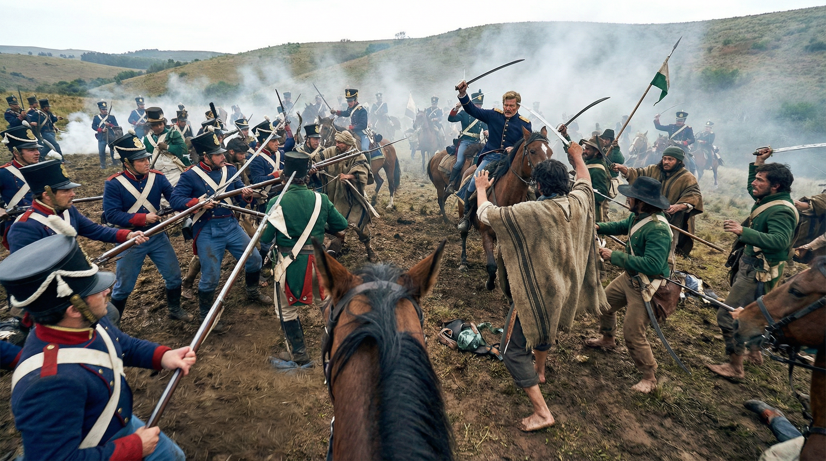 Tropa en batalla - Bicentenario